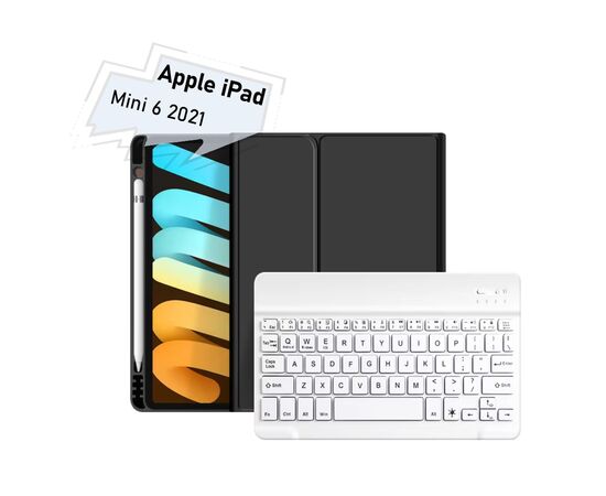 Чехол для планшета BeCover with keyboard Apple iPad Mini 6 2021 Black (712986)