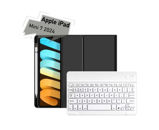 Чохол до планшета BeCover with keyboard Apple iPad Mini 7 2024 Black (712992)