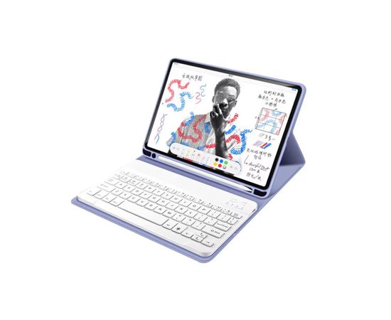 Чехол для планшета BeCover with keyboard Apple iPad Mini 7 2024 Purple (712997), изображение 2 Чехол для планшета BeCover with keyboard Apple iPad Mini 7 2024 Purple (712997), изображение 2