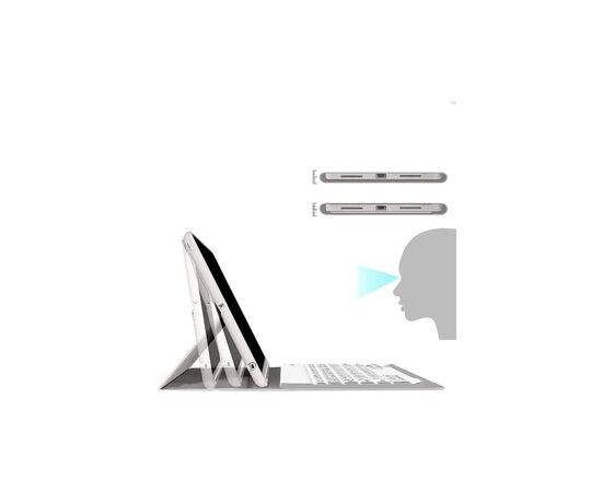 Чохол до планшета BeCover with keyboard Apple iPad Pro 11" M4 2024 Gray (712999), зображення 7 Чохол до планшета BeCover with keyboard Apple iPad Pro 11" M4 2024 Gray (712999), зображення 7