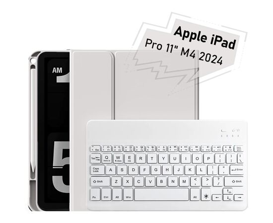 Чехол для планшета BeCover with keyboard Apple iPad Pro 11" M4 2024 Gray (712999)