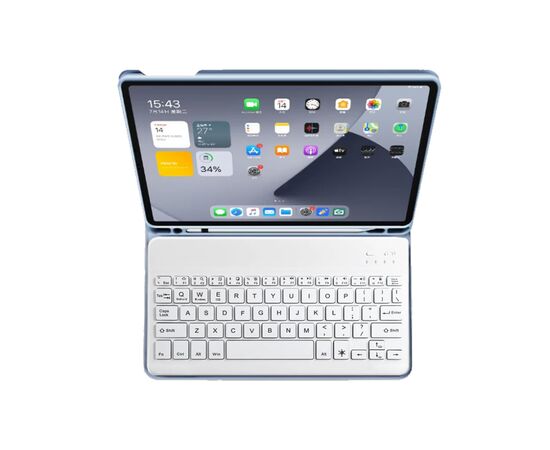 Чехол для планшета BeCover with keyboard Apple iPad Pro 11" M4 2024 Light Blue (713000), изображение 2 Чехол для планшета BeCover with keyboard Apple iPad Pro 11" M4 2024 Light Blue (713000), изображение 2