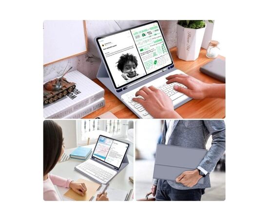 Чехол для планшета BeCover with keyboard Apple iPad Pro 13" M4 2024 Purple (713007), изображение 11 Чехол для планшета BeCover with keyboard Apple iPad Pro 13" M4 2024 Purple (713007), изображение 11