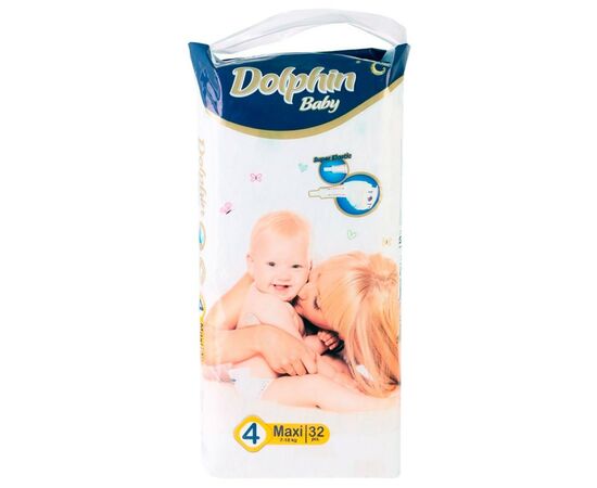 Подгузники Dolphin Maxi 7-18 кг 32 шт (8680131203390)
