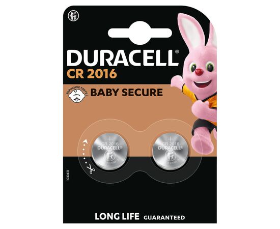 Батарейка Duracell CR 2016 / DL 2016 * 2 (5007667/5010969/5014810), изображение 2 Батарейка Duracell CR 2016 / DL 2016 * 2 (5007667/5010969/5014810), изображение 2