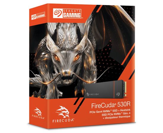 Накопитель SSD M.2 2280 4TB FireCuda 530R with Heatsink Seagate (ZP4000GM3A073), изображение 6 Накопитель SSD M.2 2280 4TB FireCuda 530R with Heatsink Seagate (ZP4000GM3A073), изображение 6