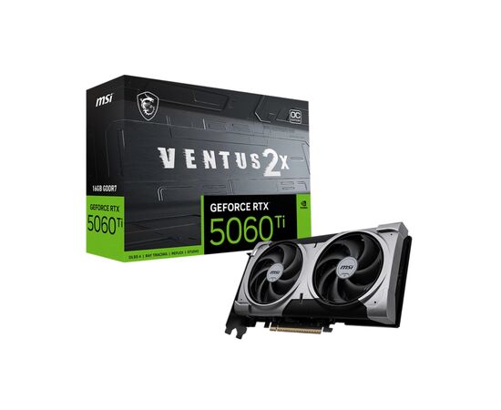 Відеокарта MSI GeForce RTX5060Ti 16Gb VENTUS 2X OC PLUS (RTX 5060 Ti 16G VENTUS 2X OC PLUS), зображення 5 Відеокарта MSI GeForce RTX5060Ti 16Gb VENTUS 2X OC PLUS (RTX 5060 Ti 16G VENTUS 2X OC PLUS), зображення 5