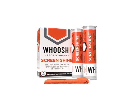 Спрей для очистки Whoosh! Screen Shine Pro REFILL CARTRIDGES 2*500ml (CTG2PK473), изображение 2 Спрей для очистки Whoosh! Screen Shine Pro REFILL CARTRIDGES 2*500ml (CTG2PK473), изображение 2