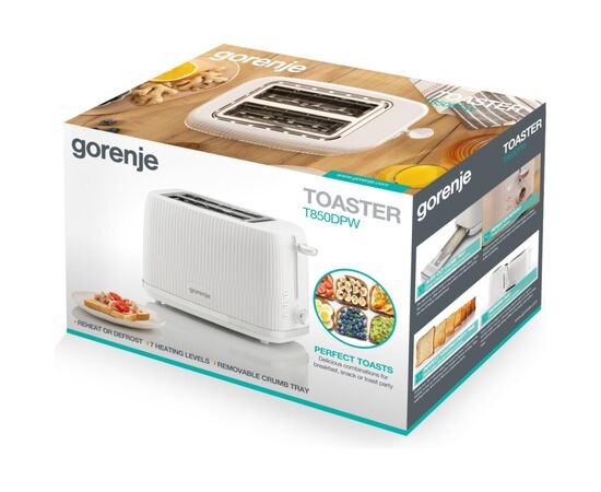 Тостер Gorenje T850DPW, изображение 10 Тостер Gorenje T850DPW, изображение 10