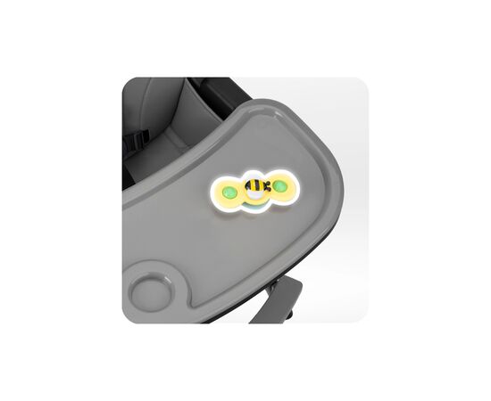 Стілець для годування MoMi Reki 2в1 Black (KRKA00033), зображення 3 Стілець для годування MoMi Reki 2в1 Black (KRKA00033), зображення 3