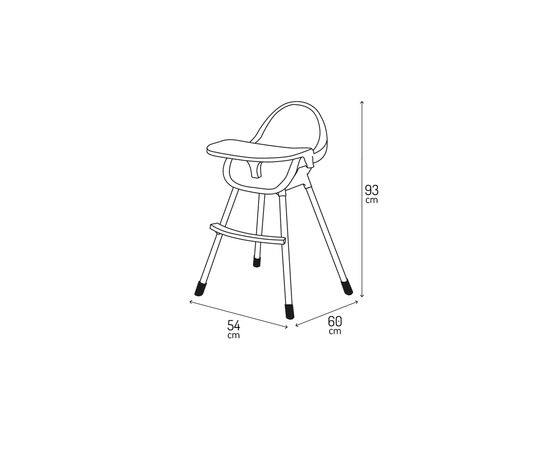 Стульчик для кормления MoMi Reki 2в1 Grey (KRKA00034), изображение 8
