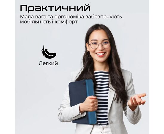 Чехол для ноутбука Promate 13" Limber-SB blue (limber-sb.blue), изображение 6 Чехол для ноутбука Promate 13" Limber-SB blue (limber-sb.blue), изображение 6