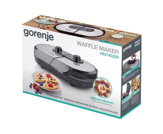 Вафельниця Gorenje WM 1400 SB (WM1400SB), зображення 7 Вафельниця Gorenje WM 1400 SB (WM1400SB), зображення 7