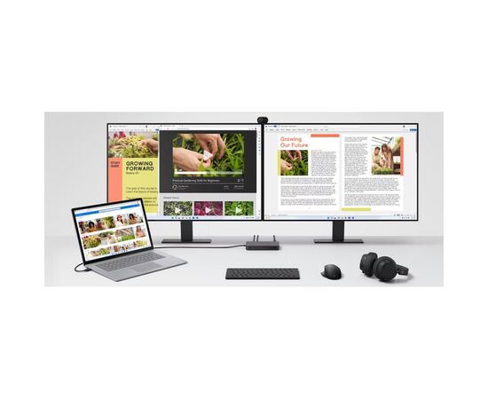 Порт-реплікатор Microsoft Docking Station 165 W - Thunderbolt 4 (T8I-00001), зображення 2 Порт-реплікатор Microsoft Docking Station 165 W - Thunderbolt 4 (T8I-00001), зображення 2