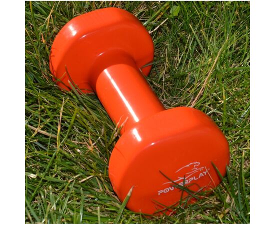 Гантель PowerPlay PP_4103 вінілова 1 кг Помаранчева (PP_4103_1kg), изображение 10 Гантель PowerPlay PP_4103 вінілова 1 кг Помаранчева (PP_4103_1kg), изображение 10