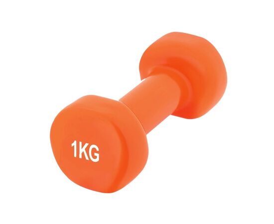 Гантель PowerPlay PP_4103 вінілова 1 кг Помаранчева (PP_4103_1kg), изображение 3 Гантель PowerPlay PP_4103 вінілова 1 кг Помаранчева (PP_4103_1kg), изображение 3