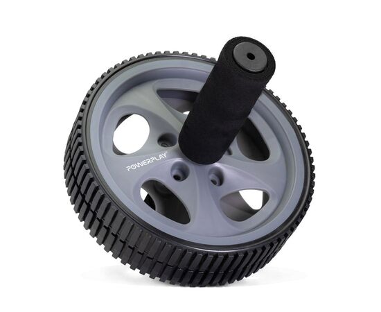 Ролик для пресса PowerPlay Exercise Wheel Сірий (PP_4345), изображение 2 Ролик для пресса PowerPlay Exercise Wheel Сірий (PP_4345), изображение 2