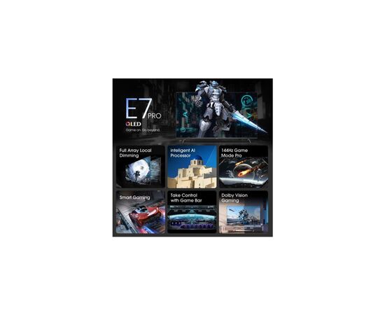 Телевизор Hisense 75E7NQ PRO, изображение 7 Телевизор Hisense 75E7NQ PRO, изображение 7