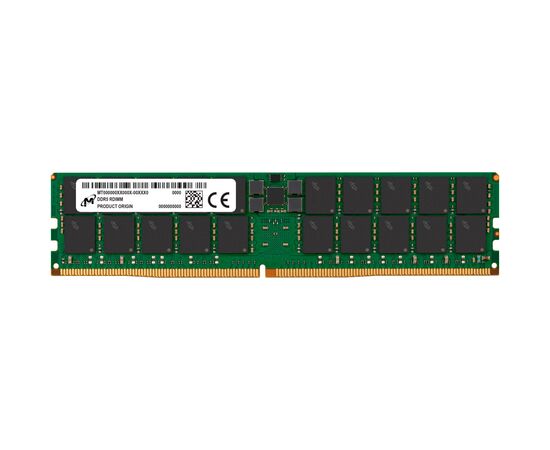 Модуль пам'яті для сервера Micron 64GB DDR5 RDIMM 2Rx4 5600MHz CL46 (16Gbit) (Single Pack) (MTC40F2046S1RC56BR)