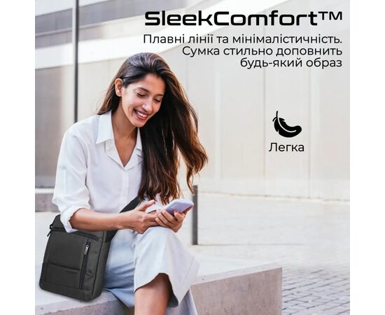 Сумка для ноутбука Promate 13.3" Satchel-HB black (satchel-hb.black), изображение 4 Сумка для ноутбука Promate 13.3" Satchel-HB black (satchel-hb.black), изображение 4