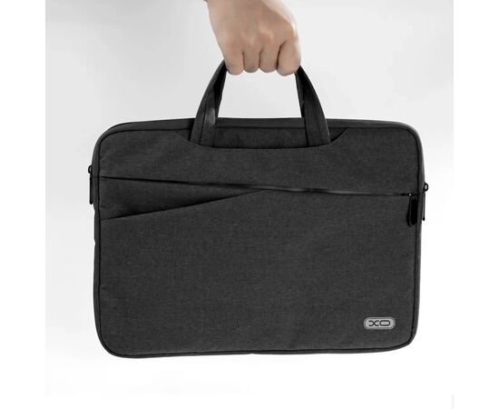 Сумка для ноутбука XO 14" CB01 black (CB01-14.black), изображение 2 Сумка для ноутбука XO 14" CB01 black (CB01-14.black), изображение 2