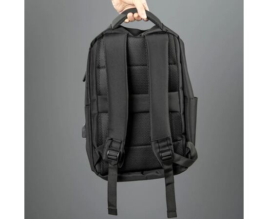 Рюкзак для ноутбука XO 17" CB02 black (CB02-17.black), изображение 6 Рюкзак для ноутбука XO 17" CB02 black (CB02-17.black), изображение 6
