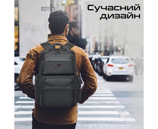 Рюкзак для ноутбука Promate 15.6" ElitePack-Pro Black (elitepack-pro), зображення 6 Рюкзак для ноутбука Promate 15.6" ElitePack-Pro Black (elitepack-pro), зображення 6