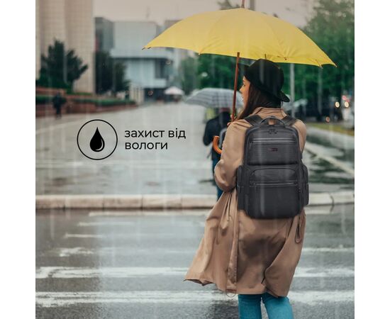 Рюкзак для ноутбука Promate 15.6" ElitePack-Pro Black (elitepack-pro), зображення 8 Рюкзак для ноутбука Promate 15.6" ElitePack-Pro Black (elitepack-pro), зображення 8