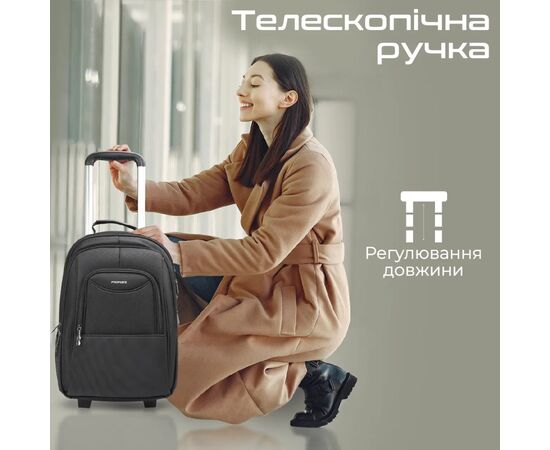 Рюкзак для ноутбука Promate 16" Mogul-TR Black (mogul-tr.black), изображение 3 Рюкзак для ноутбука Promate 16" Mogul-TR Black (mogul-tr.black), изображение 3