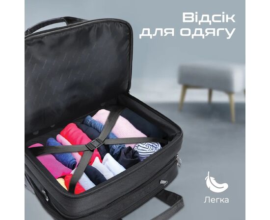 Сумка для ноутбука Promate 16" Persona-TR Black (persona-tr.black), изображение 5 Сумка для ноутбука Promate 16" Persona-TR Black (persona-tr.black), изображение 5