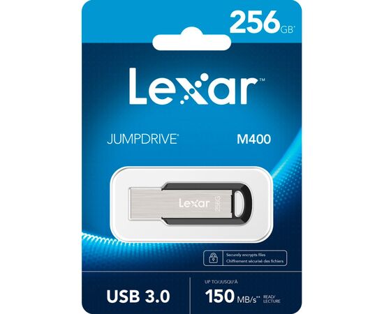 USB флеш накопитель Lexar 256GB JumpDrive M400 USB 3.0 (LJDM400256G-BNBNG), изображение 4 USB флеш накопитель Lexar 256GB JumpDrive M400 USB 3.0 (LJDM400256G-BNBNG), изображение 4