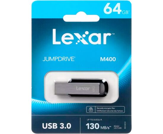 USB флеш накопитель Lexar 64GB JumpDrive M400 USB 3.0 (LJDM400064G-BNBNG), изображение 6 USB флеш накопитель Lexar 64GB JumpDrive M400 USB 3.0 (LJDM400064G-BNBNG), изображение 6