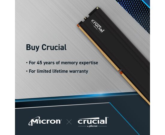 Модуль памяти для компьютера DDR5 32GB (2x16GB) 6000 MHz Micron (CP2K16G60C48U5), изображение 10 Модуль памяти для компьютера DDR5 32GB (2x16GB) 6000 MHz Micron (CP2K16G60C48U5), изображение 10