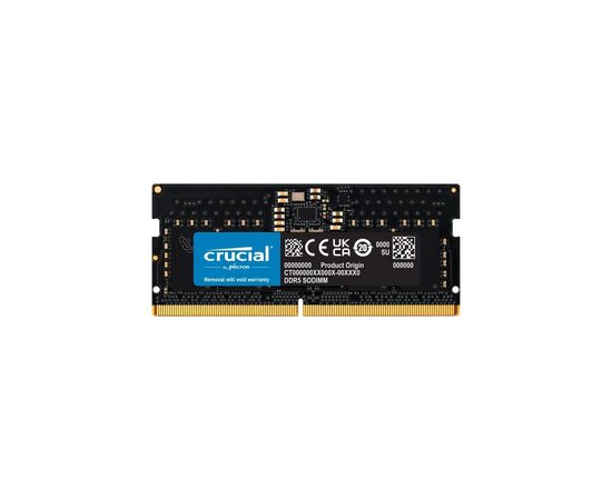 Модуль пам'яті для ноутбука SoDIMM DDR5 8GB 4800 MHz Micron (CT8G48C40S5T)