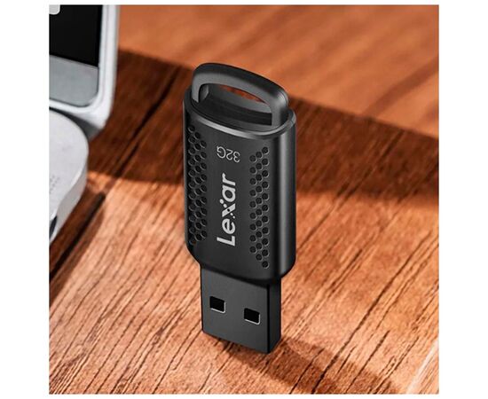 USB флеш накопитель Lexar 32GB JumpDrive V400 Black USB 3.0 (LJDV400032G-BNBNG), изображение 5 USB флеш накопитель Lexar 32GB JumpDrive V400 Black USB 3.0 (LJDV400032G-BNBNG), изображение 5