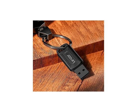 USB флеш накопитель Lexar 64GB JumpDrive V400 Black USB 3.0 (LJDV400064G-BNBNG), изображение 10 USB флеш накопитель Lexar 64GB JumpDrive V400 Black USB 3.0 (LJDV400064G-BNBNG), изображение 10