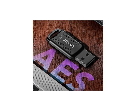 USB флеш накопитель Lexar 64GB JumpDrive V400 Black USB 3.0 (LJDV400064G-BNBNG), изображение 11 USB флеш накопитель Lexar 64GB JumpDrive V400 Black USB 3.0 (LJDV400064G-BNBNG), изображение 11