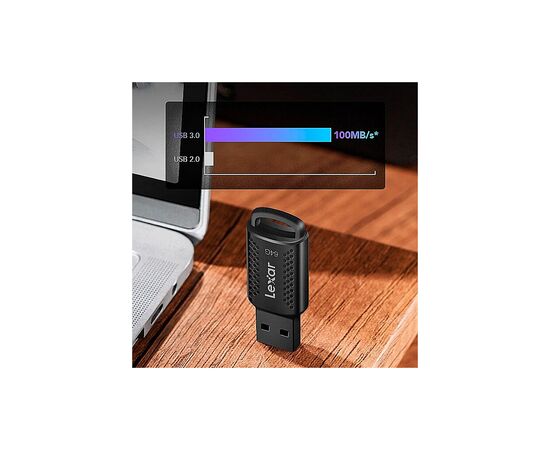 USB флеш накопитель Lexar 64GB JumpDrive V400 Black USB 3.0 (LJDV400064G-BNBNG), изображение 9 USB флеш накопитель Lexar 64GB JumpDrive V400 Black USB 3.0 (LJDV400064G-BNBNG), изображение 9