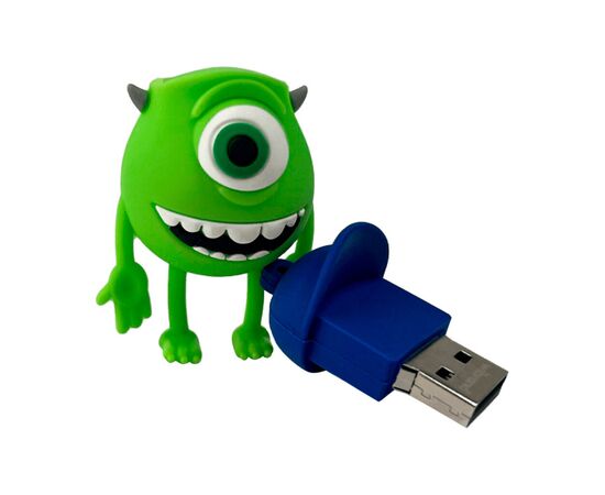 USB флеш накопитель Wibrand 16GB Mike Wazowski Green USB 2.0 (WI2.0/MW16G), изображение 3 USB флеш накопитель Wibrand 16GB Mike Wazowski Green USB 2.0 (WI2.0/MW16G), изображение 3