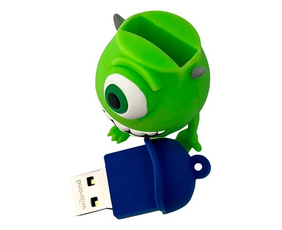USB флеш накопитель Wibrand 16GB Mike Wazowski Green USB 2.0 (WI2.0/MW16G), изображение 5 USB флеш накопитель Wibrand 16GB Mike Wazowski Green USB 2.0 (WI2.0/MW16G), изображение 5
