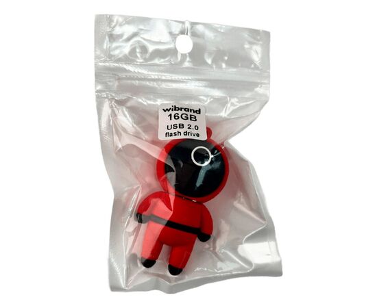 USB флеш накопитель Wibrand 16GB Squid Game Red USB 2.0 (WI2.0/SG16R), изображение 5 USB флеш накопитель Wibrand 16GB Squid Game Red USB 2.0 (WI2.0/SG16R), изображение 5