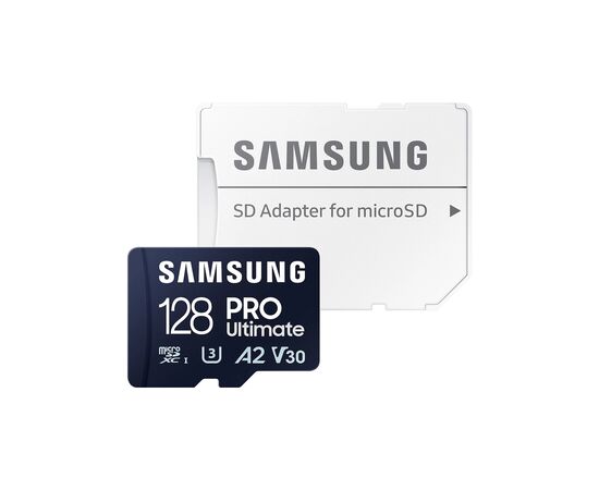 Карта памяти Samsung 128GB microSDXC class 10 UHS-I U3 V30 A2 Pro Ultimate (MB-MY128SA/WW), изображение 7 Карта памяти Samsung 128GB microSDXC class 10 UHS-I U3 V30 A2 Pro Ultimate (MB-MY128SA/WW), изображение 7