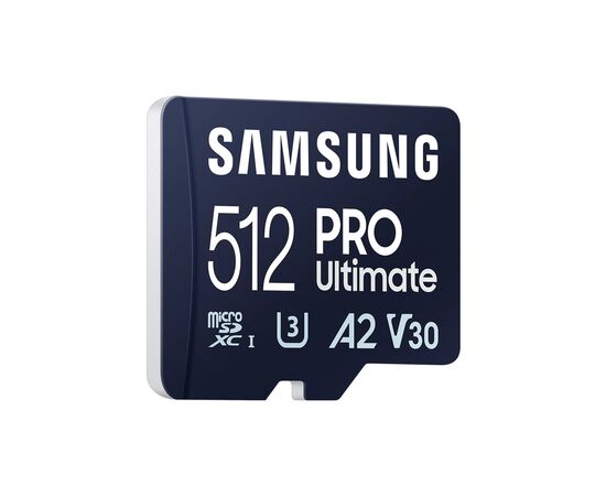 Карта памяти Samsung 512GB microSDXC class 10 UHS-I U3 V30 A2 Pro Ultimate (MB-MY512SA/WW), изображение 2 Карта памяти Samsung 512GB microSDXC class 10 UHS-I U3 V30 A2 Pro Ultimate (MB-MY512SA/WW), изображение 2
