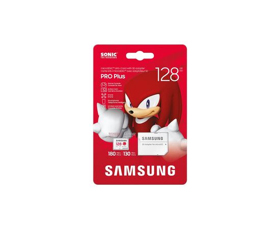 Карта памяти Samsung 128GB microSDXC class 10 UHS-I U3 V30 Pro Plus Sonic (MB-MD128SA/LC1), изображение 7 Карта памяти Samsung 128GB microSDXC class 10 UHS-I U3 V30 Pro Plus Sonic (MB-MD128SA/LC1), изображение 7