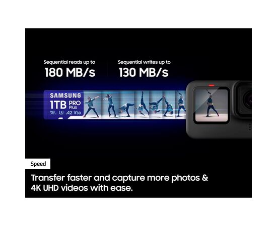 Карта памяти Samsung 256GB microSDXC class 10 UHS-I U3 V30 Pro Plus (MB-MD256SB/WW), изображение 5