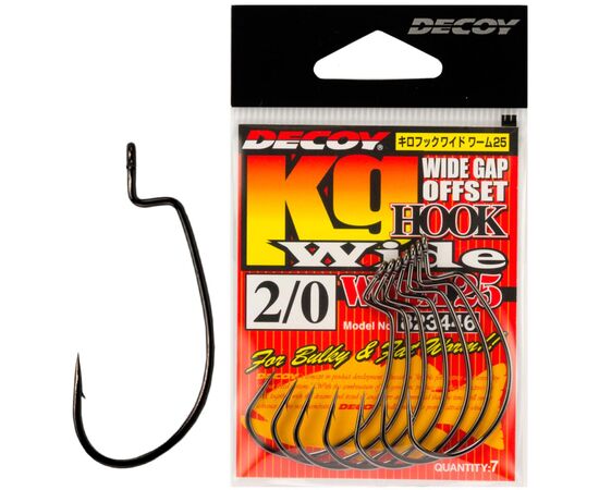 Гачок Decoy Worm25 Hook Wide 2/0 (7 шт/уп) (1562.02.73)