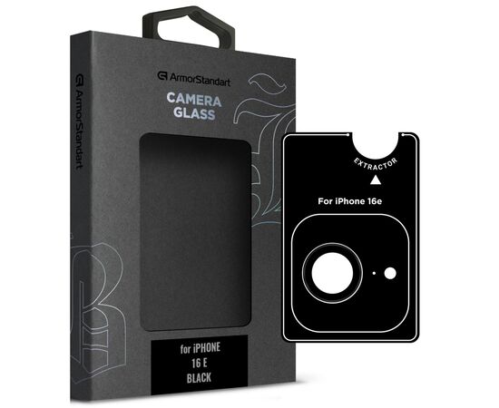 Стекло защитное Armorstandart for Camera Supreme BI iPhone 16e Black (ARM84426)
