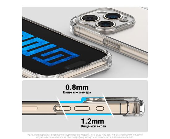 Чохол до мобільного телефона Armorstandart Air Force Xiaomi 15 Camera cover Clear (ARM82310), зображення 3