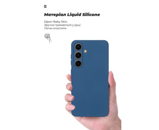 Чехол для мобильного телефона Armorstandart ICON Samsung S24 Camera cover Dark Blue (ARM85666), изображение 7