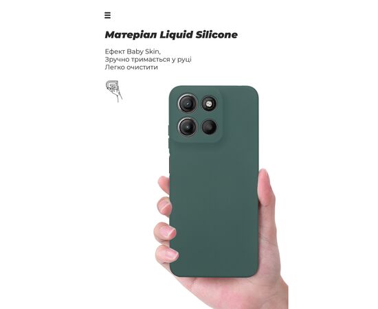 Чехол для мобильного телефона Armorstandart ICON Motorola G15 Camera cover Dark Green (ARM82989), изображение 7